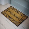 Welcome Yazılı Kauçuk Kapı Önü Paspası