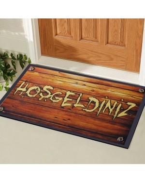 Hoşgeldiniz Yazılı Kauçuk Kapı Önü Paspası