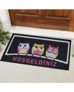 Hoşgeldiniz Yazılı Kauçuk Kapı Önü Paspası