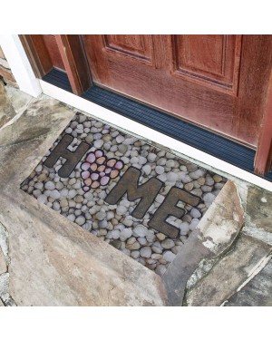 Home Yazılı Desenli Kauçuk Kapı Önü Paspas
