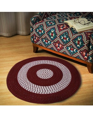 Dekoratif Oval El Örgüsü Halı Paspas