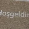 Büyük Boy Hoşgeldiniz Baskılı Kıvırcık Kapı Önü Paspası