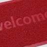 Welcome Baskılı Kıvırcık Kapı Önü Paspası